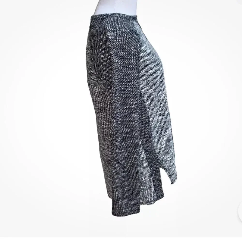 Calvin Klein Performance Women's Knit Sweater Size Large Gray Side Slits - Picture 3 of 3